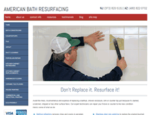 Tablet Screenshot of americanbathresurfacing.com